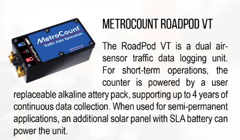 MetroCount RoadPod® VT MetroCount
